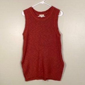 Rust Sweater Vest